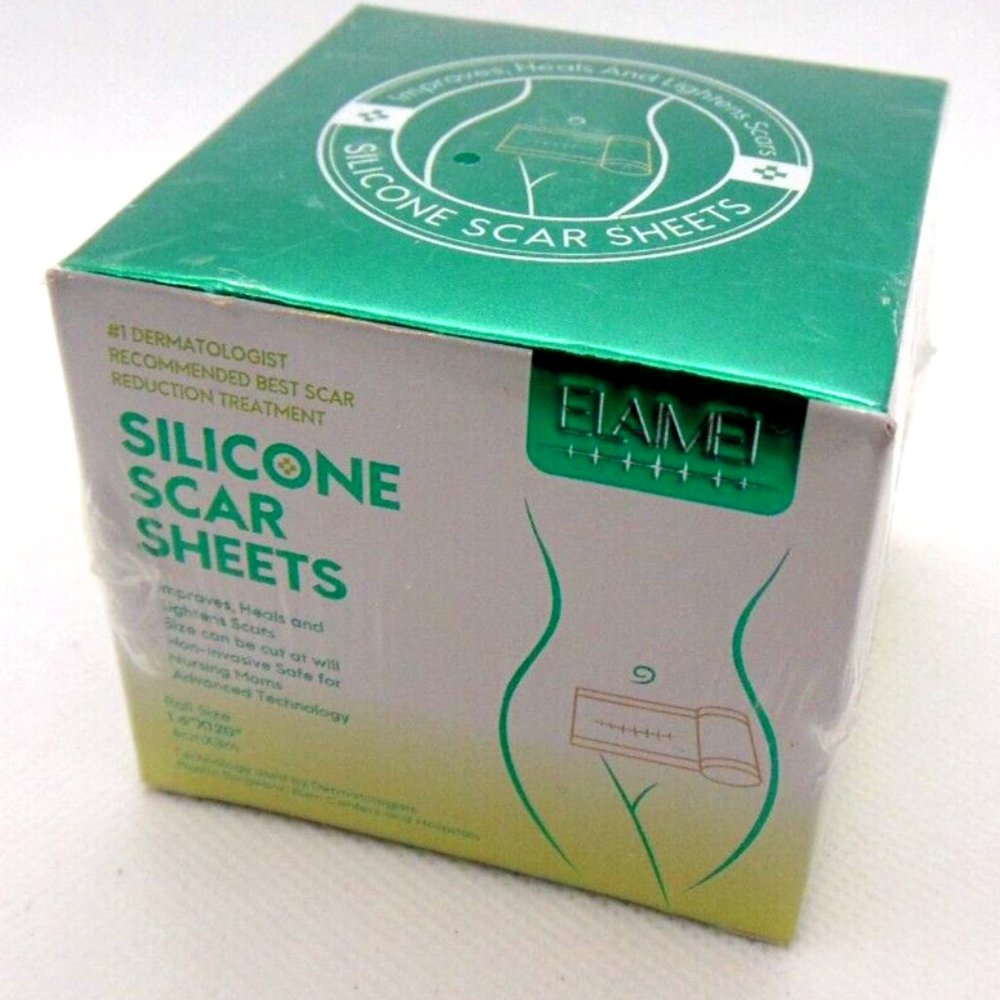 Lot of 2 ELAIMEI Silicone Scar Sheets 1.6"x120" NIB